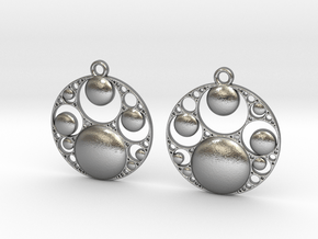 ApoEarrings in Natural Silver