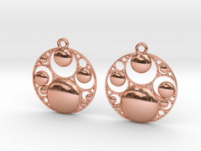 ApoEarrings in Polished Copper