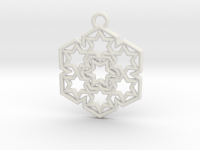 Starry_Pendant in White Natural Versatile Plastic