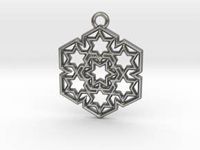 Starry_Pendant in Natural Silver