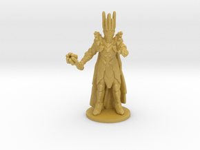 Sauron 15mm miniature model fantasy dnd rpg evil in Tan Fine Detail Plastic