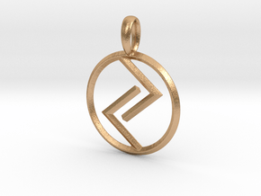 Rune Jera in Natural Bronze