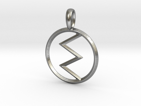 Rune Sowilo in Natural Silver