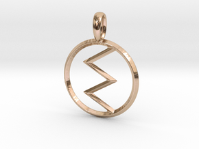Rune Sowilo in 9K Rose Gold 