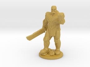 Thanos Endgame HO scale 20mm miniature model scifi in Tan Fine Detail Plastic