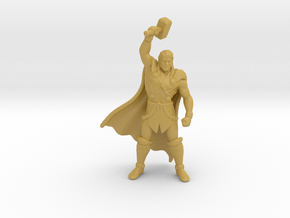 Thor HO scale 20mm miniature model fantasy hero in Tan Fine Detail Plastic