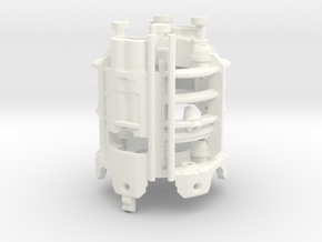 KR SKOLL - MASTER CHASSIS - PART3 in White Smooth Versatile Plastic
