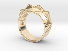 "Hearst Tower" Architecture fantasy Ring in Vermeil