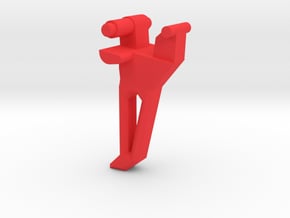 AEG ver3 straight trigger in Red Processed Versatile Plastic