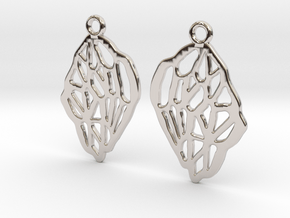 Voronoi based in Rhodium Plated Brass