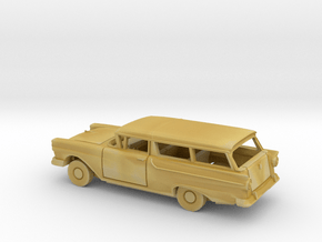 1/87 1957 Ford Ranch Wagon Kit in Tan Fine Detail Plastic