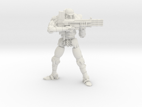 Android Infantry in White Natural Versatile Plastic