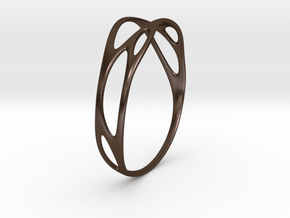 Branching No.1 in Polished Bronze Steel