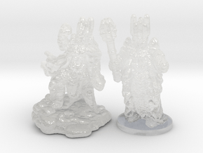 Sauron monster Infantry 6mm fantasy miniatures set in Clear Ultra Fine Detail Plastic