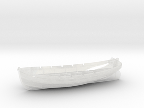 1/100 SMS Emden - Jolle Kl. II in Clear Ultra Fine Detail Plastic