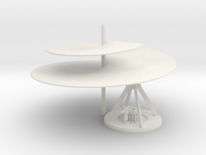 Da Vinci Aerial Airscrew in White Natural Versatile Plastic: 1:45