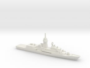 Anzac-class frigate (AMCAP upgrade), 1/1800 in White Natural Versatile Plastic