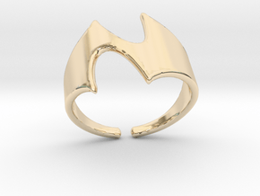 Cutted in 14k Gold Plated Brass