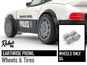 Earthrise Prowl Wheels (No Tires) in White Natural Versatile Plastic