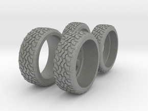 Earthrise Prowl Tires (No Wheels) in Gray PA12 Glass Beads