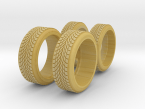 Earthrise Bluestreak Tires (No Wheels) in Tan Fine Detail Plastic