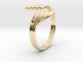 Winds in 14k Gold Plated Brass