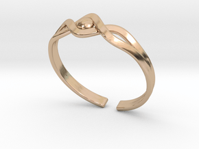 Twisted in 9K Rose Gold 