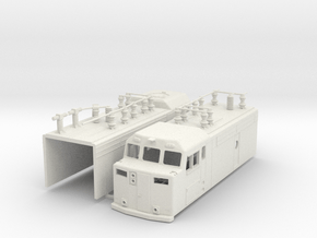 GF6C HO Scale BC Rail in White Natural Versatile Plastic