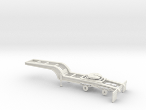 1/25th General tandem axle Jeep for lowboy in White Natural Versatile Plastic