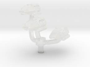 Type 6 Shuttle (Docking Ring) 1/350 AW Squad in Clear Ultra Fine Detail Plastic