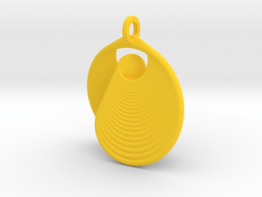 Mobius II in Yellow Smooth Versatile Plastic