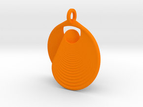 Mobius II in Orange Smooth Versatile Plastic
