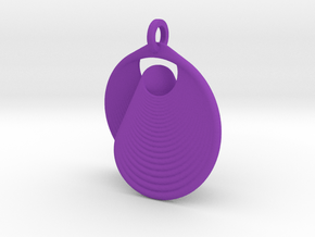 Mobius II in Purple Smooth Versatile Plastic