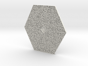 Hexagonal Maze in White Natural TPE (SLS)