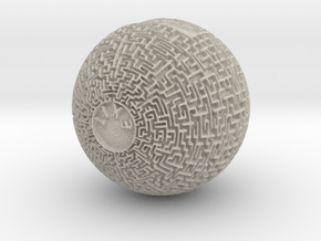 Maze Orb  in Natural Sandstone