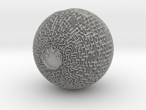 Maze Orb  in Aluminum