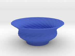 Bowl  in Blue Smooth Versatile Plastic