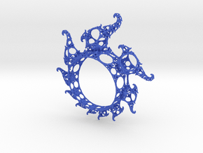 Klein Ring in Blue Smooth Versatile Plastic