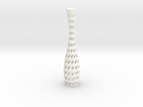 Vase 09 in White Smooth Versatile Plastic