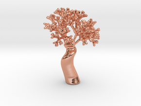 A fractal tree in Polished Copper