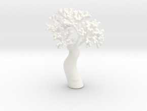 A fractal tree in White Smooth Versatile Plastic