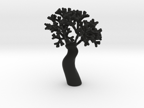 A fractal tree in Black Smooth Versatile Plastic