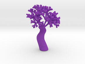 A fractal tree in Purple Smooth Versatile Plastic