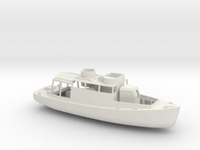 1/96 Scale 11-metre French Vedettes Boat in White Natural Versatile Plastic