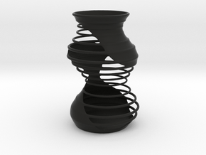 Vase MT2130 in Black Smooth Versatile Plastic