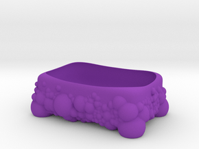 Bubbles Soap Holder in Purple Smooth Versatile Plastic