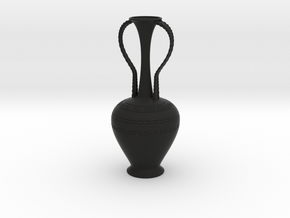 Vase PG831 in Black Smooth PA12