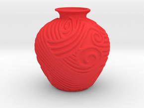 Vase 1029MR in Red Smooth Versatile Plastic