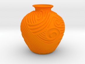 Vase 1029MR in Orange Smooth Versatile Plastic