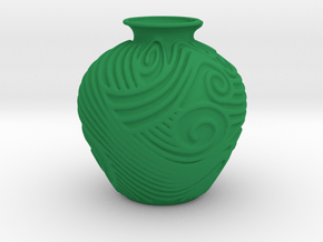 Vase 1029MR in Green Smooth Versatile Plastic